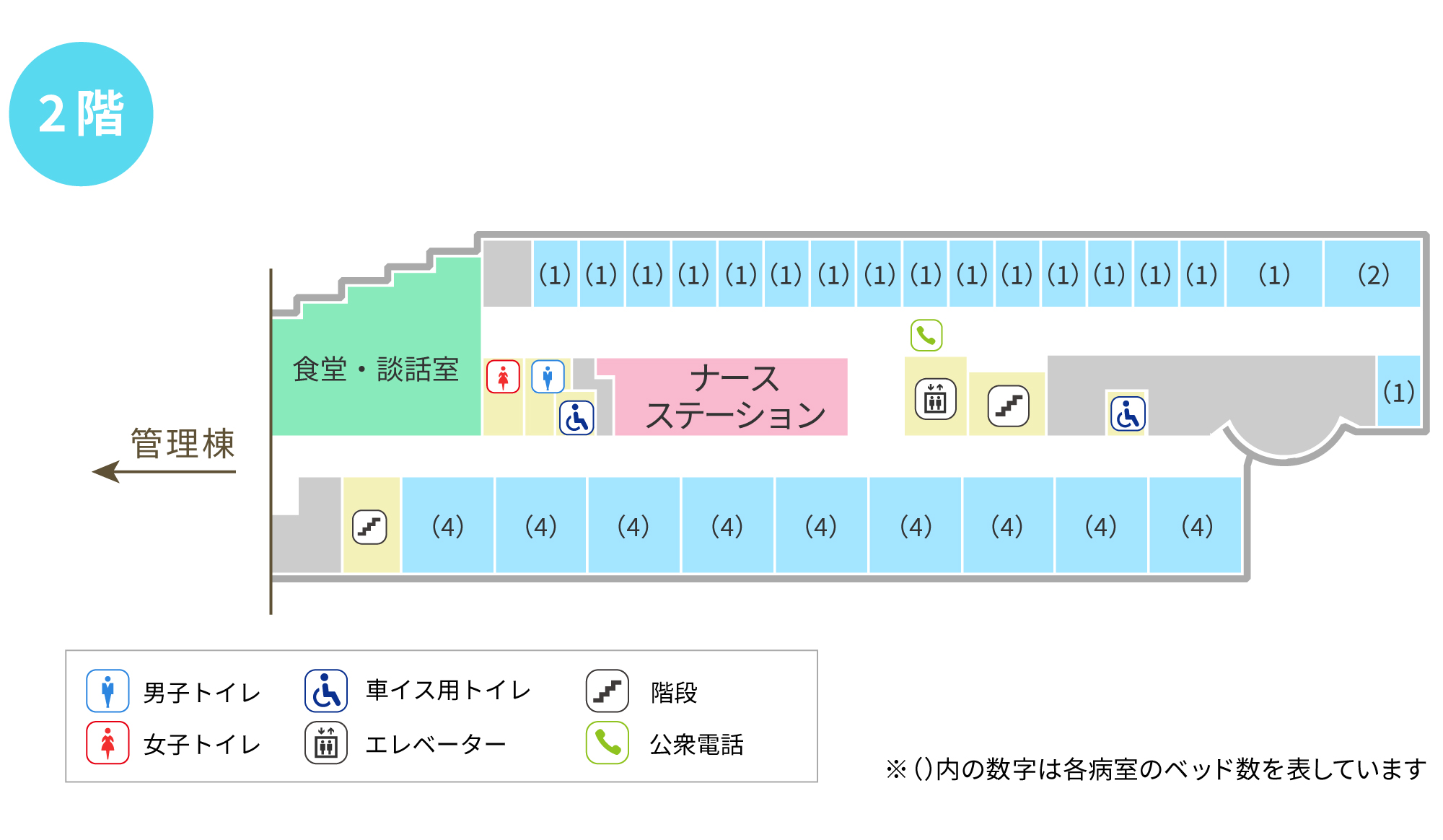 フロアマップ2階